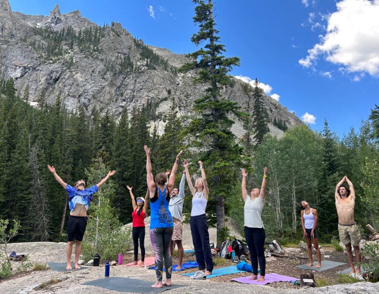 Outdoor Yoga Retreat Colorado