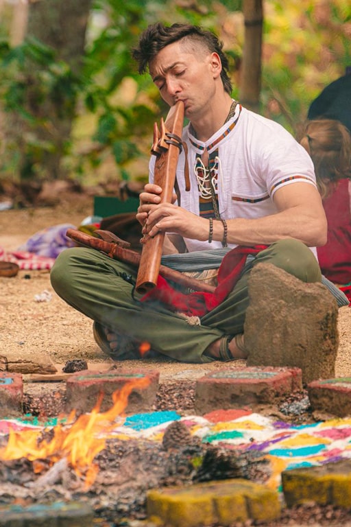 Steven Dimascio flute guest facilitator Lake Atitlan retreat 2025