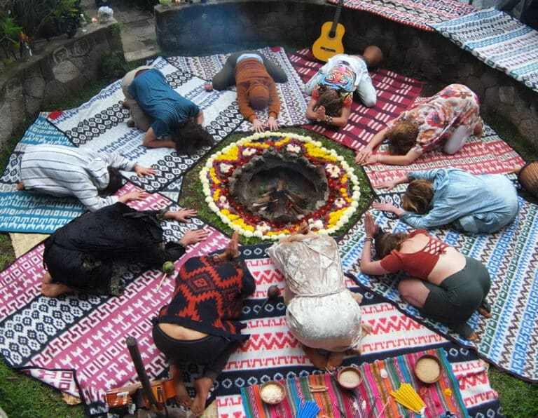 Lake Atitlan retreat 2025 fire ceremony