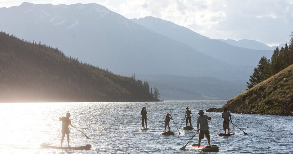 SUP Yoga Dillon Colorado July 2025